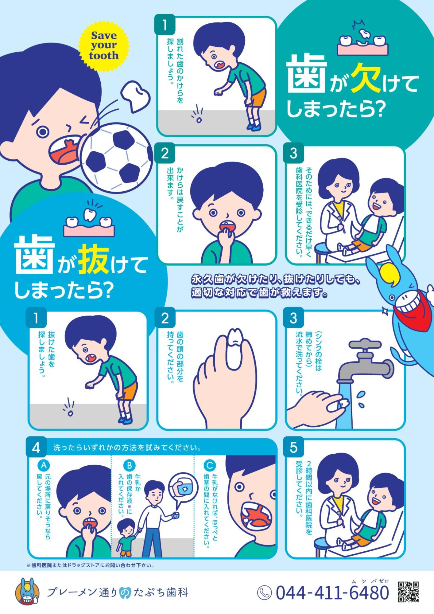 歯の外傷 応急処置ガイド